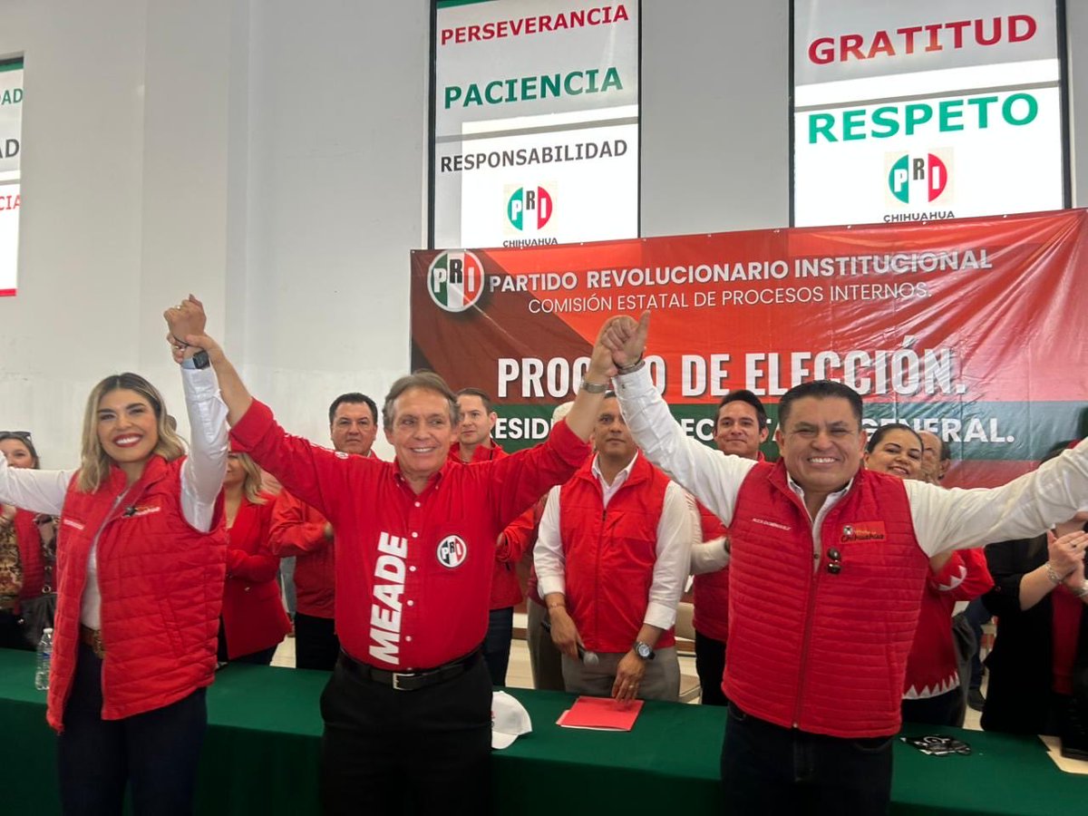 En representación del Presidente <a href="/PRI_Nacional/">PRI</a> <a href="/alitomorenoc/">Alejandro Moreno</a>, tomé protesta a la nueva dirigencia del CDE <a href="/ChihuahuaPRI/">PRI Chihuahua</a> Dip. Alejandro Domínguez Presidente y Janeth Montes como Secretaria General 2026-2030.

La unidad es la fortaleza del partido, juntos y en equipo rumbo al 2027.