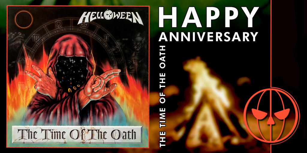 Happy Happy Anniversary to The Time of the Oath! 🎃⚔️
30 years of riffs, melodies and pure emotion.
Still loud. Still alive. Still yours.

Favorite song? 👇

#helloween