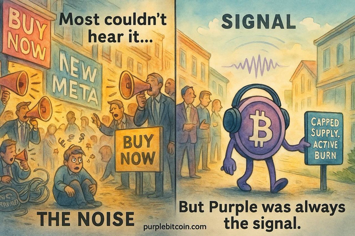 “Supply rules everything in the end.”

Markets chase narratives.
Scarcity compounds quietly.

#PurpleBitcoin $PBTC 🟣🔥
#Bitcoin #Solana