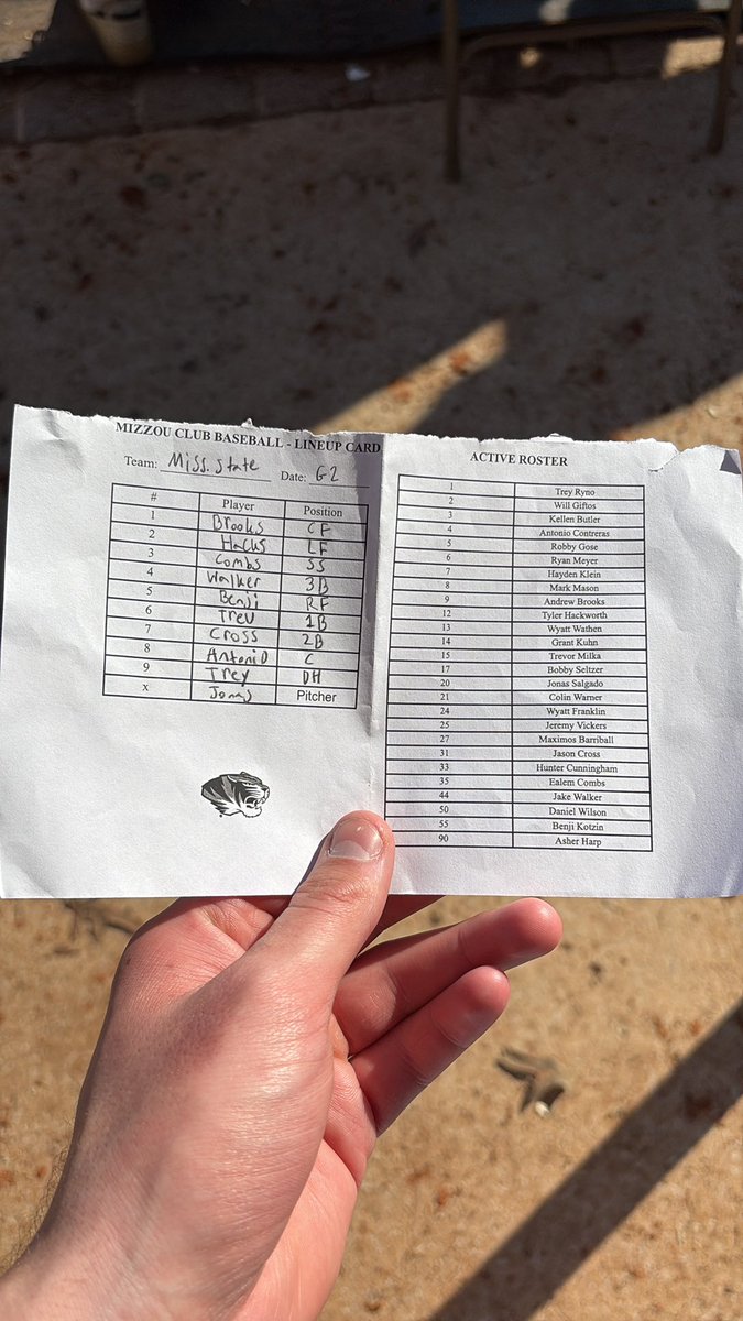 Mizzou Club Baseball tweet media