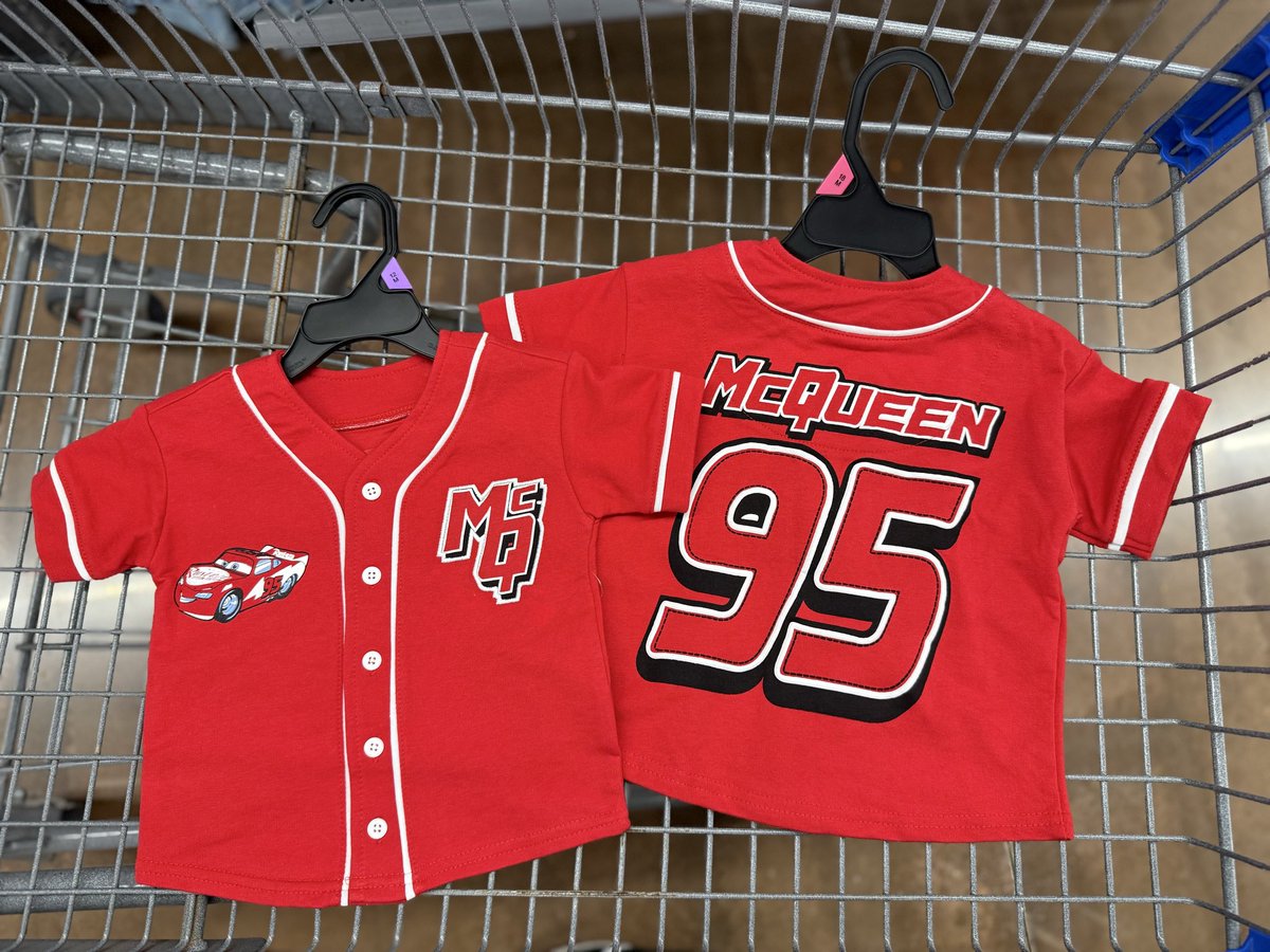 Hesssydd's tweet photo. Okay but how cute is this little McQueen jersey set?! 

🏁❤️ Perfect for my tiny race car fan! 🚗💨 

Kaaaaachow 

#BoyMomFinds #walmartfinds #WalmartCreator #WalmartFashion #boymom

🔗 https://t.co/gw3308NGwO #ad https://t.co/nmTVfHq9Dq