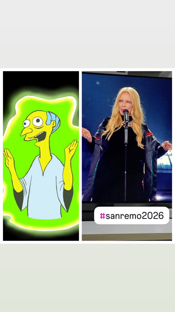 ilgioker's tweet photo. #sanremo2026 https://t.co/3Ec33ljFeZ