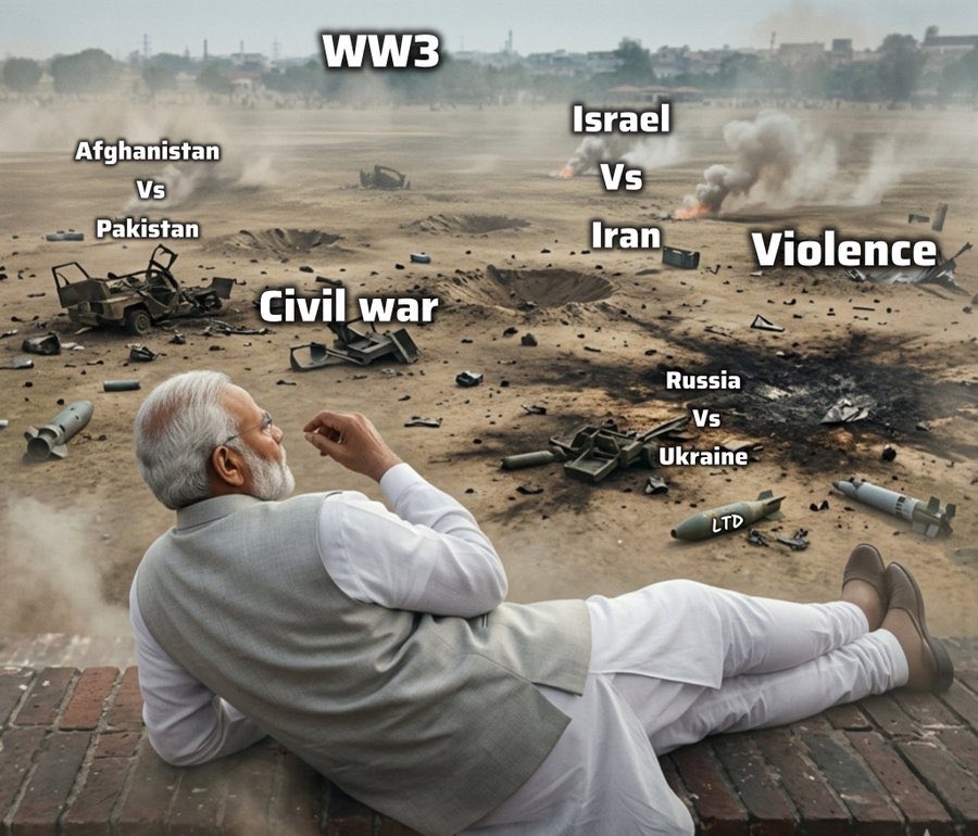 #WorldWar3
thanks <a href="/narendramodi/">Narendra Modi</a> keep us safe 🇮🇳🇮🇳 always remember bharat bhagya vidhata