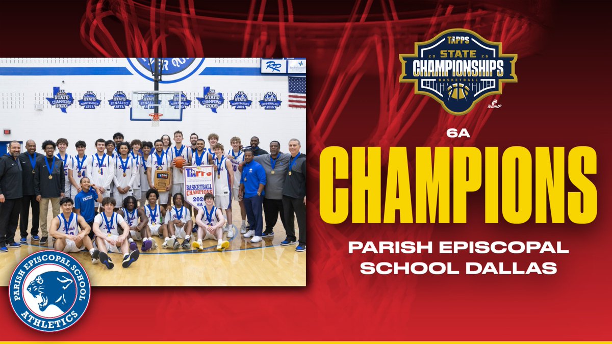 TAPPSbasketball's tweet photo. Congratulations to your #TAPPSbasketball 6A STATE CHAMPIONS for 2026! https://t.co/rKouAz3D3J