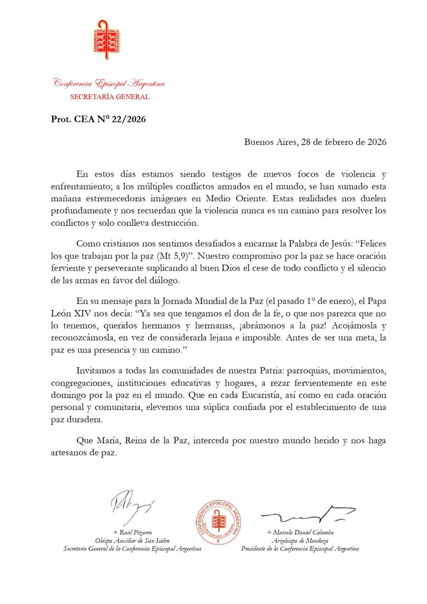 Oscar Ojea tweet media