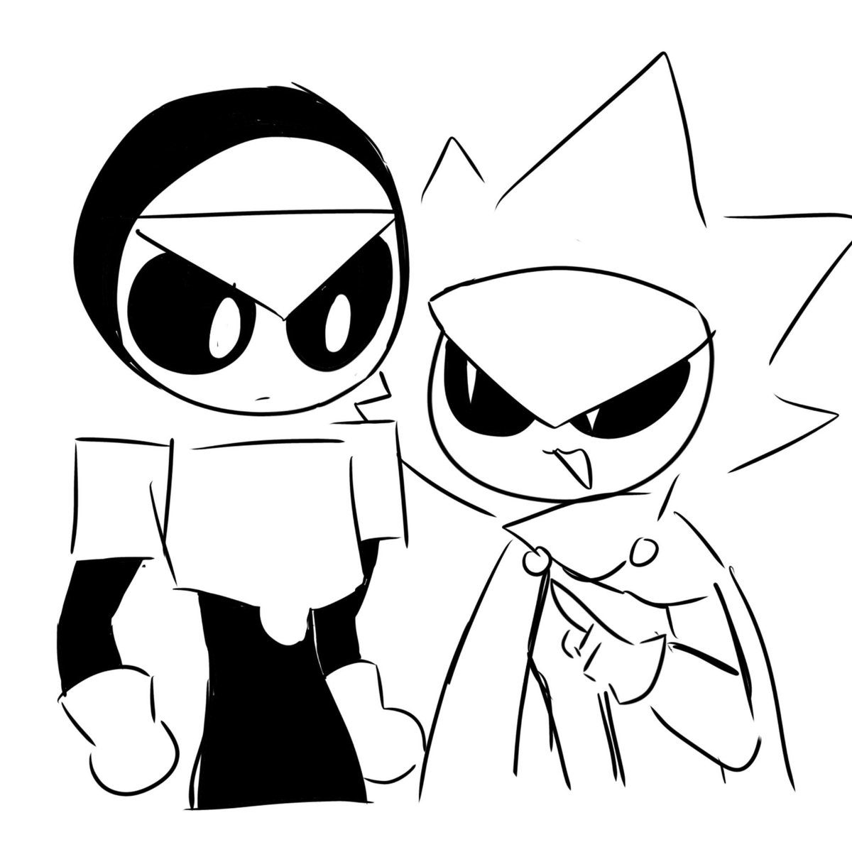 SUNSHINEshio's tweet photo. Meeple and Sirius #brawlstars #art #siriusbrawlstars https://t.co/r5m0YAdGe0