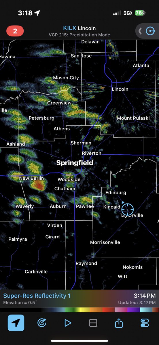 Accidental storm chasing