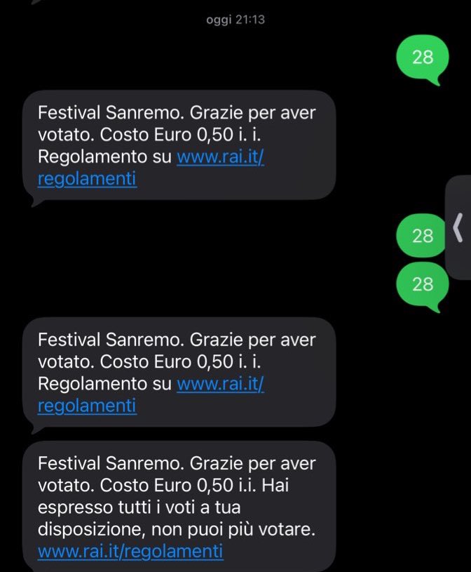 Il mio l’ho fatto ❤️❤️❤️ #Sanremo2026