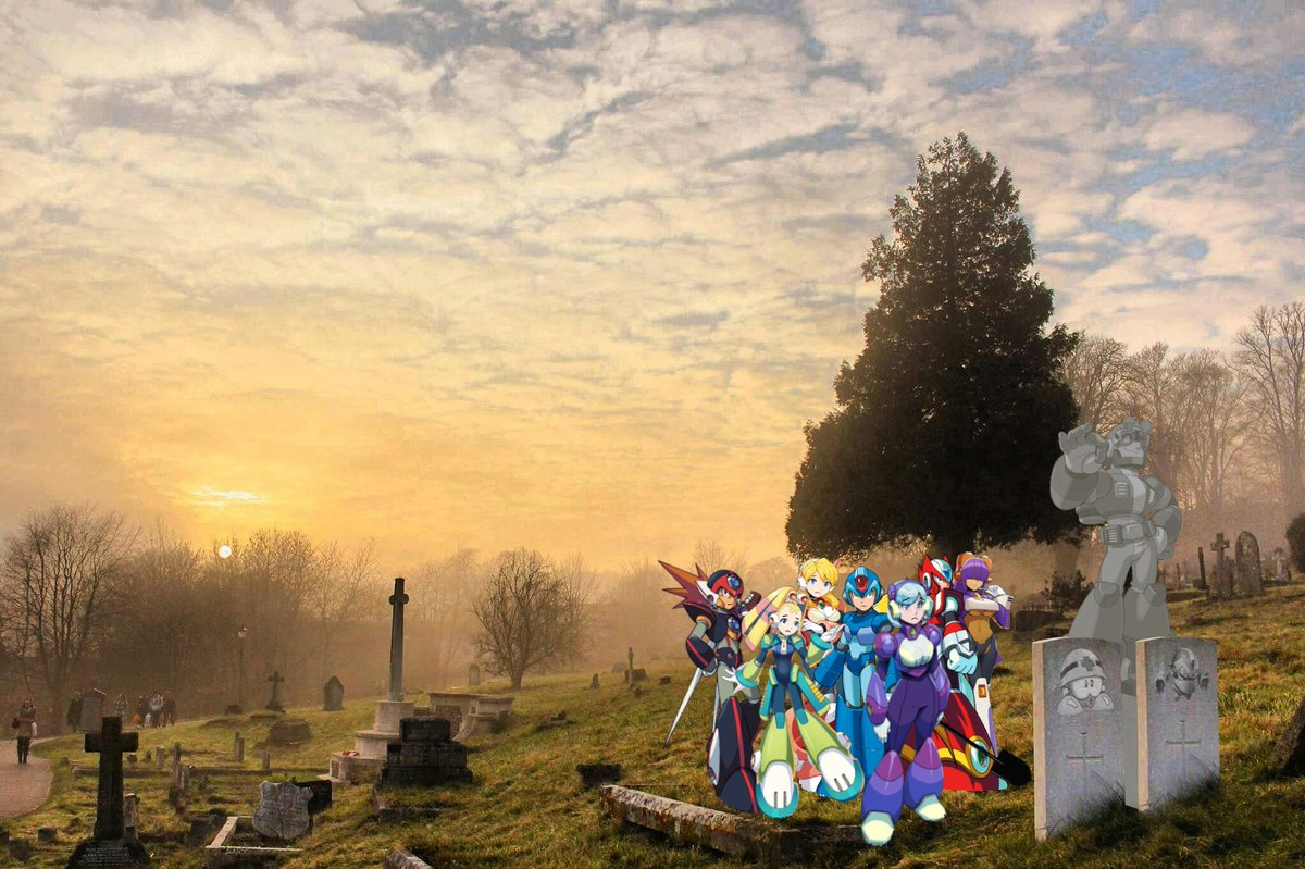 Hello everyone, this is Luna... Around 11:58 am, The hunter base was attacked by 5 mavericks. During the chaos, Douglas went out of his way to help evacuate. but... he caught the virus. He was scared of himself; he didn't want to hurt anyone. He asked me to... deactivate him...