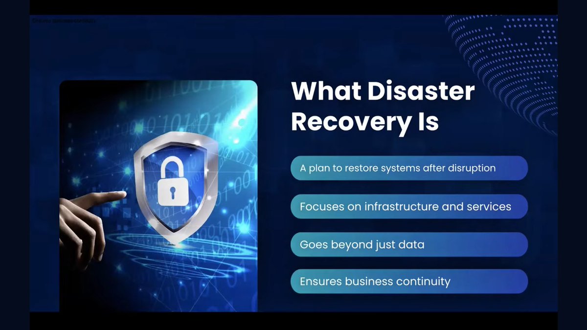 Bunmi_xoxo's tweet photo. DAY 43/100: Backup and Disaster Recovery: Preparing for the Worst Case Scenario
@VictorAkinode @VAInitiatives
#100DaysCybersecurityChallenge #100DaysWithVictorAkinode #100DaysWithVA #100DaysWithVAI #100DaysCybersecuritywithVA #100DaysWithVictorAkinodeInitiatives https://t.co/SX2ZCJ1PKM