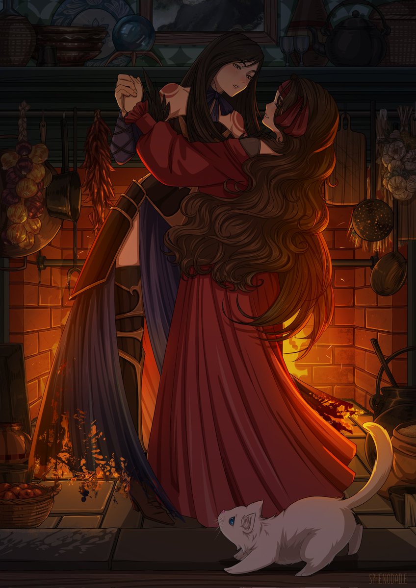 Shanoa and Laura from Castlevania❤️
You don't want to know how much time I've spent searching for ref's of those pots and onions lol