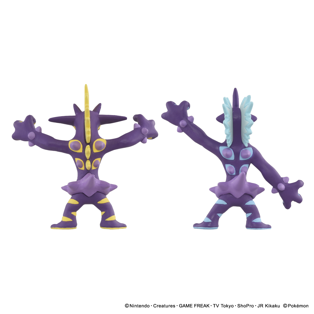 モンコレに「ストリンダーセット」が登場！
ストリンダー（ハイなすがた）と、ストリンダー（ローなすがた）のモンコレが入った２体セット！
手に取ればポケモンの新たな秘密に気づくかも！

4月中旬発売予定
takaratomy.co.jp/products/pokem…