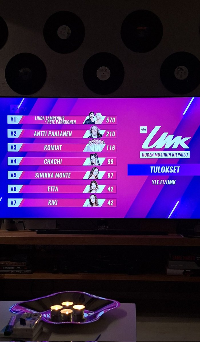 MarikaSlin's tweet photo. Tämän vuoden UMK meni musiikillisesti omaan makuun oikein hyvin 💜 Kun jätettäisiin ne poliittiset kannanotot vaan pois. 
"We came for your music, not for your opinions". https://t.co/xjeIXLZNeU