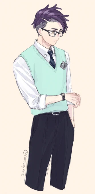 おデ〜トの約束してて待ち合わせ場所に着いたらめちゃくちゃさわやかな格好のスバがいてびびるキョ