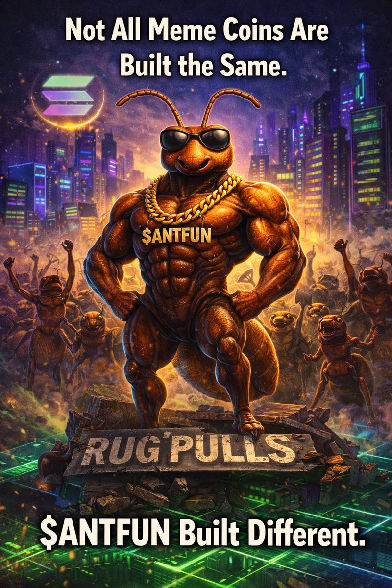 vik_toreth01's tweet photo. My $ANTFUN meme entry is here! 🐜
Think this one deserves 1 SOL? 😏
Followed @antfunonsol, Have joined the fun already!
#ANTFUN #Solana #MemeGiveaway #Memecoin https://t.co/hoB5yNCVaN