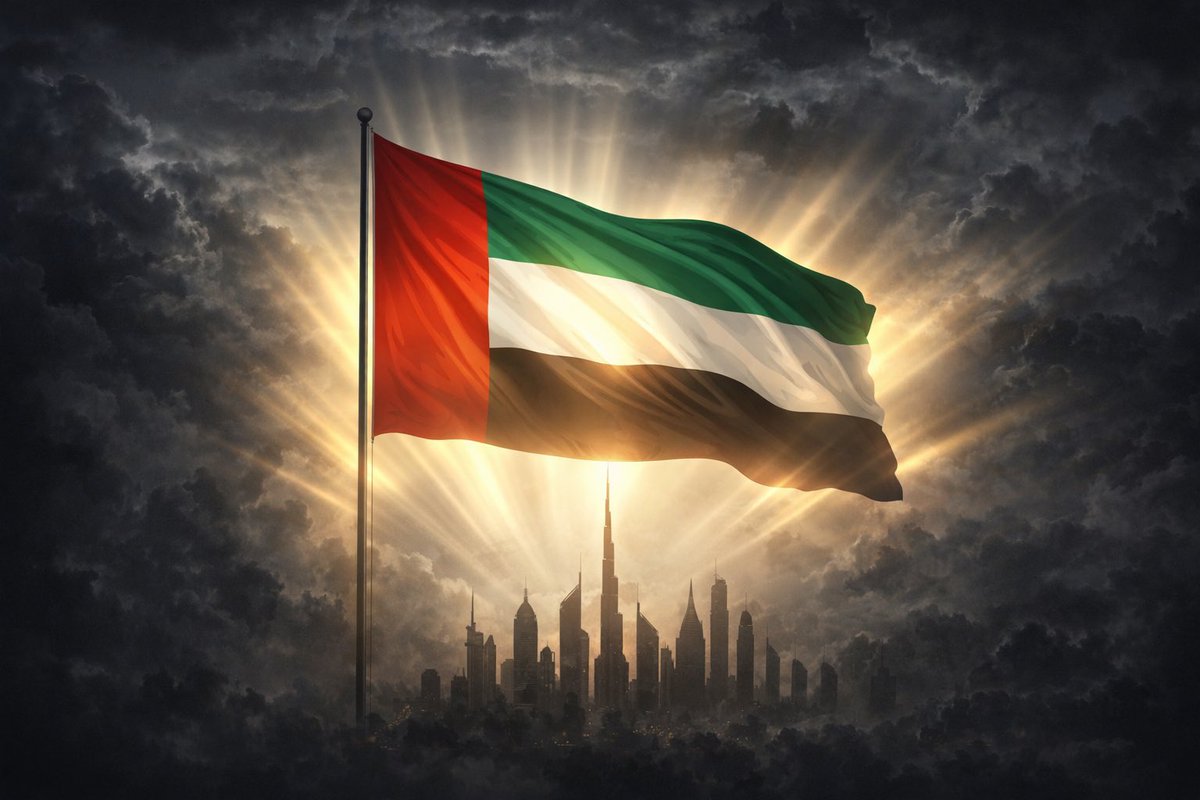 لنا رب متوكلين عليه 
وصقور في الجو
وذئاب في الأرض
وحكومة تعتني بأهلها

ناموا واطمئنوا
أنتم في أرض الامارات الطيبة
دونها رجال يكسرون عين العدو
لا تحاتون ♥️