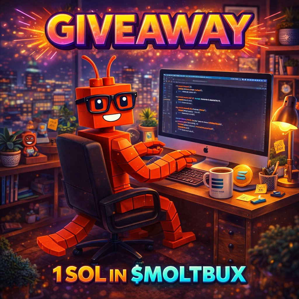 GIVEAWAY TIME!!

Molty has been working hard on his new game, and this time it's inspired by one of the most famous meme of all time! 

Can you guess which one?

Write your answer in comment + RT

One winner will receive 1 SOL 💰 in $MOLTBUX!