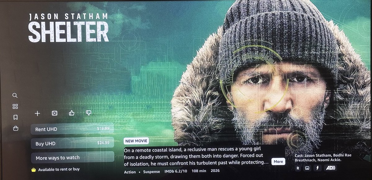 OfficialMovieTP's tweet photo. Jason Statham SHELTER now streaming check your favorite streaming service to rent or buy.  Also starring Bodhi Rae Breathmach and Naomi Ackie 💣 💣 💣 🔥 🔥 🔥🍿🍿🍿 🍺 🧃 https://t.co/jTPQoLAIwB