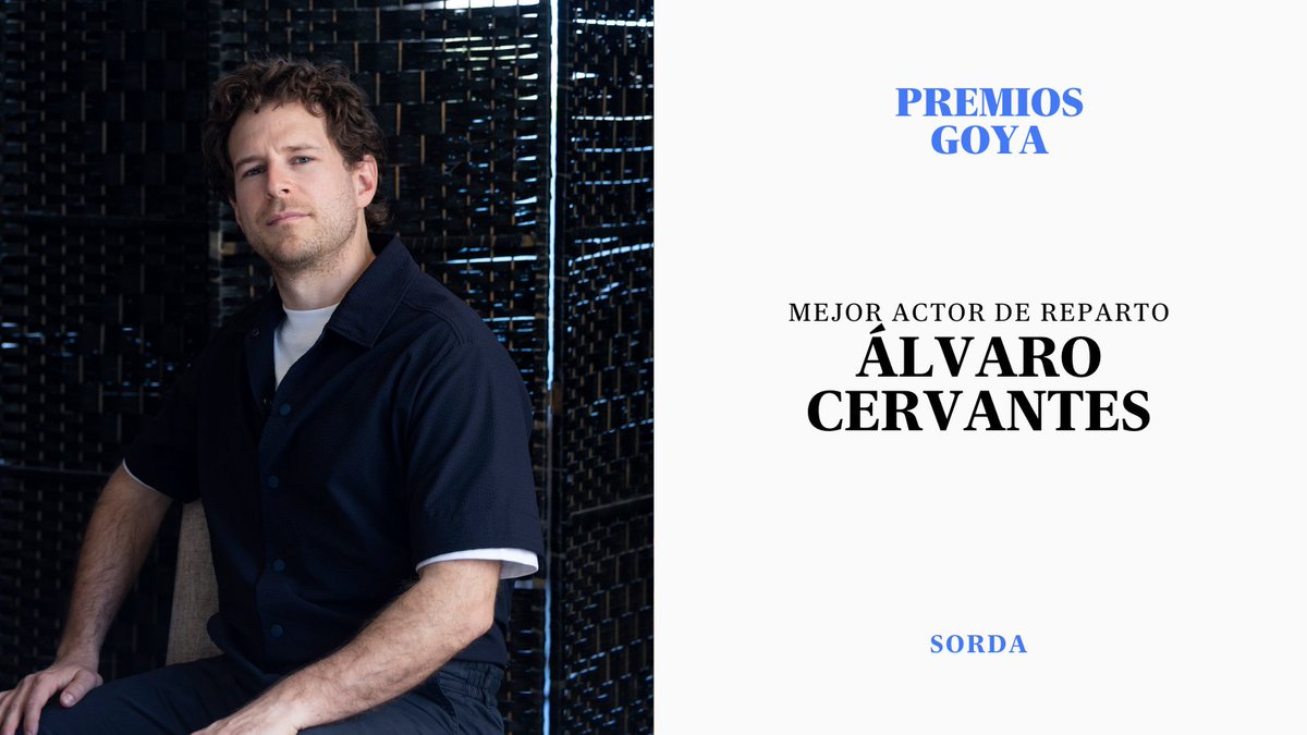 el_pais's tweet photo. 🔴 DIRECTO #Goya2026 | Álvaro Cervantes gana el Goya a mejor actor de reparto por 'Sorda' https://t.co/itmG8ppoJN https://t.co/9nHrPIl2GY