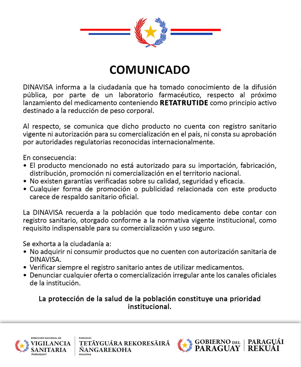 DINAVISApy's tweet photo. A la atención de usuarios y público en general de #DINAVISApy. https://t.co/WjitHSry3Y