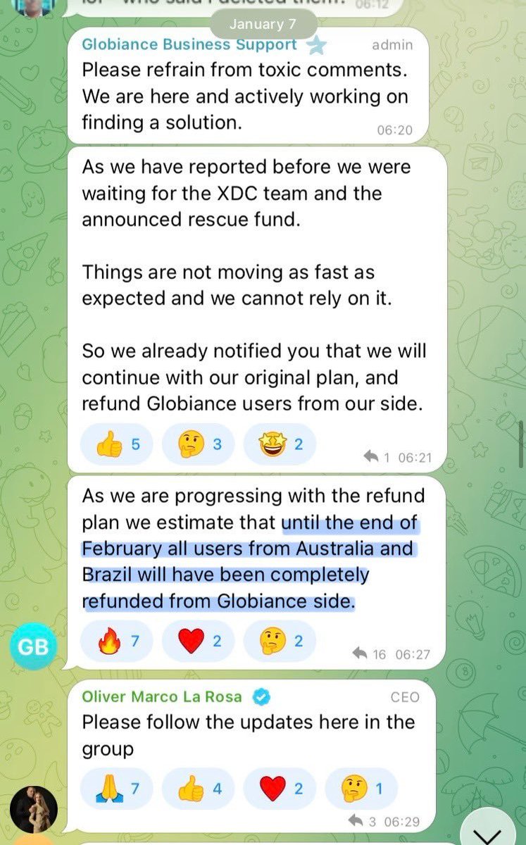 Waiting for XDC Rescue / Globiance Victim tweet media