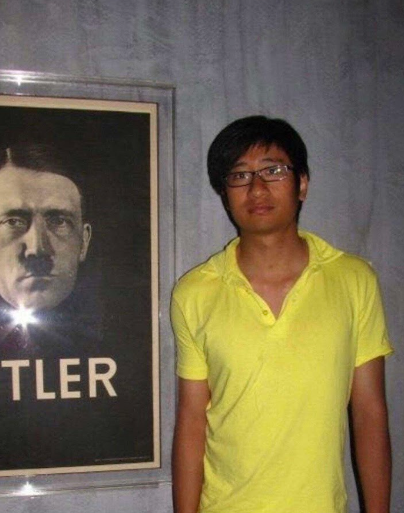 FORTRESSMAXXING's tweet photo. This is the "Manchurian" mongrel talking shit about North Korea, Iran, Russia &amp; Yemen lmao

1) Loves Hitler/Jews
2) Had to run away from China a few times to live in Canada
3) Hates South Chinese for being "brown and widenosed" (lol)
4) Wants to be White/Swedish
5) Has many alts https://t.co/p34Wn4zANo