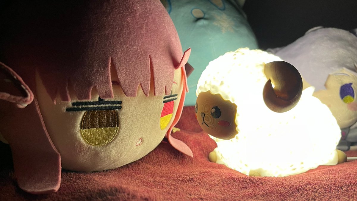 Luigi_Vtuber's tweet photo. Print it and let Watamate light up your setup 🐑
#つのまきあーと #ドドドライブ #hololive #3DPrinting https://t.co/uxkgc1LX27
