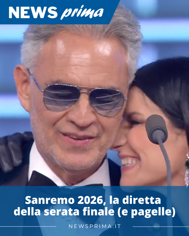 NewsPrima_it's tweet photo. https://t.co/4ZQwraSksL
#sanremo2026 #sanremo #direttasanremo #finalesanremo https://t.co/0WimUlG9Eb