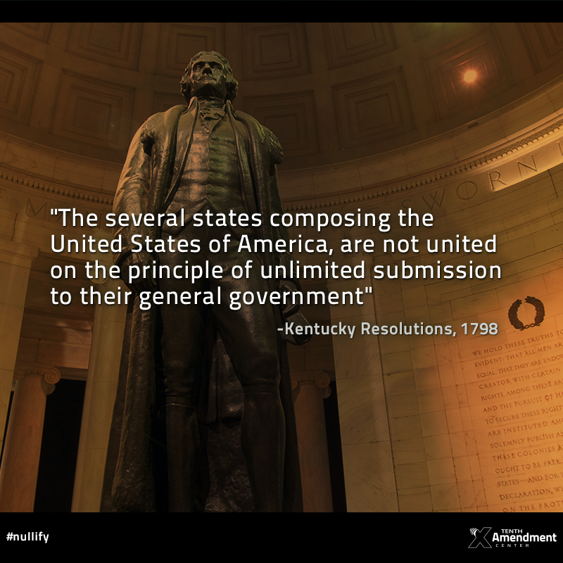 ⚠️ The states CREATED the federal government
not the other way around.

They never agreed to unlimited submission
They never surrendered their sovereignty

“The several states … are not united
on the principle of unlimited submission
to their general government.”
-Thomas