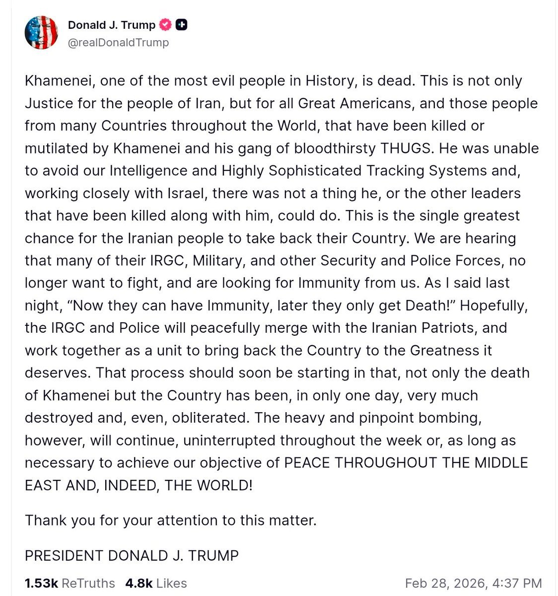 I beg to differ.  @DonaldTrump is one of the most evil men in US history and if we fail to #ImpeachTrump, this monster could easily end up one of the most evil men in history.