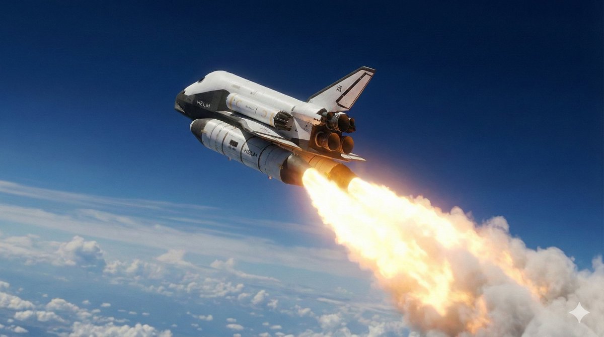 HUBBABUBBADOOP1's tweet photo. Mines better. Way better. 
#NOVAPROJECT 
850M long. Thousands of tons of cargo. 12 (24+2) HydrOx PEM engines. Fuel is RO Water, 150t each POD, RO Water or cargo. Crew of 15 sits comfortably away in HELM shuttle in front. Propulsion unit is a 30 meter centrifugal PEM. https://t.co/hneNR2Fzm9