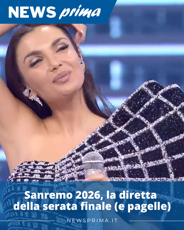 NewsPrima_it's tweet photo. https://t.co/4ZQwraSksL
#sanremo2026 #sanremo #direttasanremo #finalesanremo https://t.co/03Abb6TEcY
