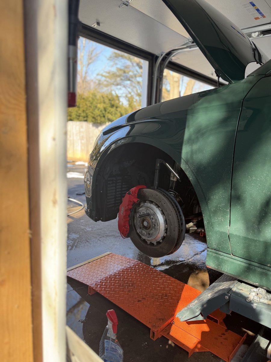 Taste of spring today. 
Taking advantage of it.