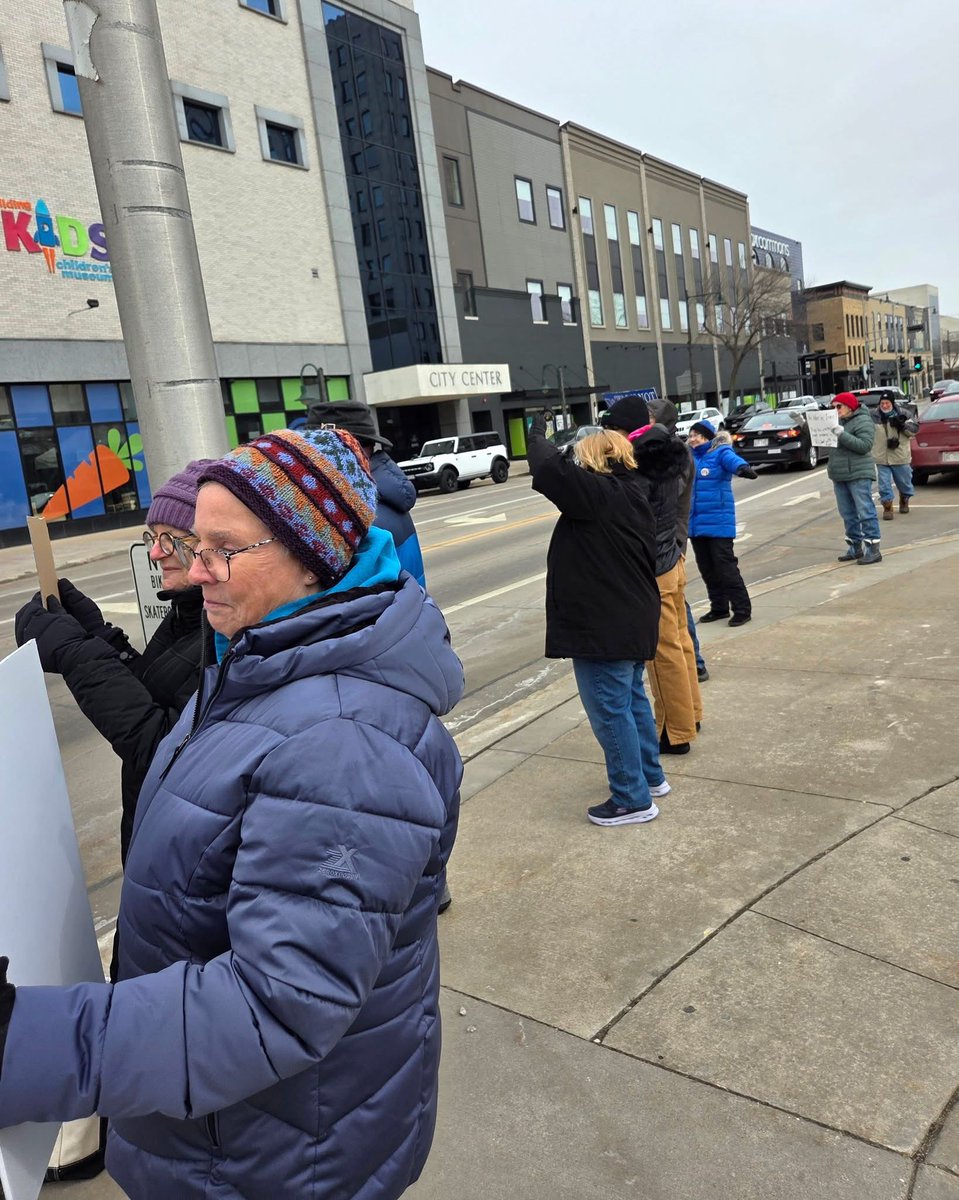 TehaTeaTime's tweet photo. Appleton stands against Illegal Wars!
#WisconsinFirst #FuckIsrael 
#Appleton #Wisconsin https://t.co/5TXyc5UkIz