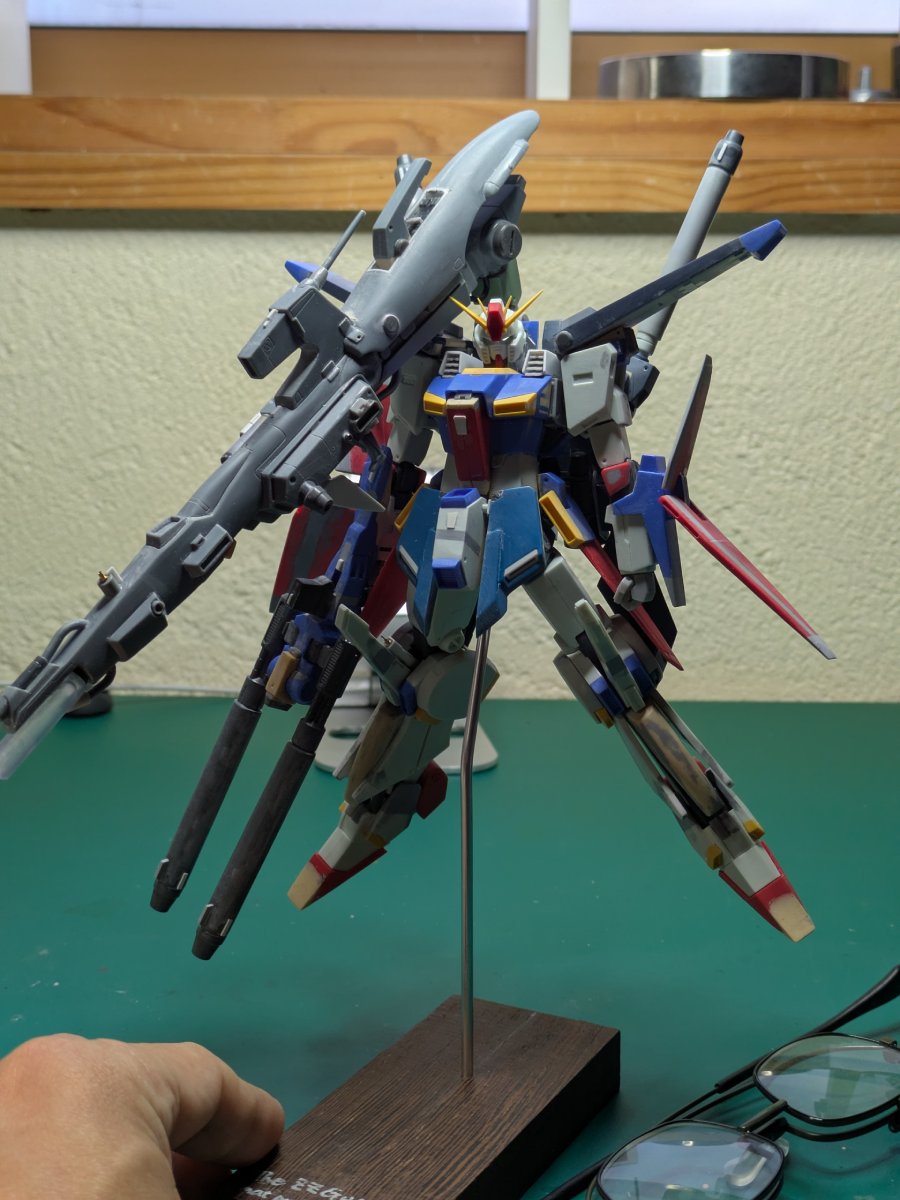 80テイストZZ、メガカノンも工作完了、これはたまらぬ。 早くサフ吹き