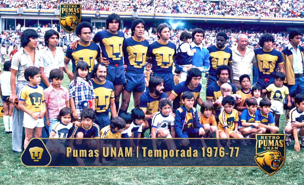 Pumas UNAM | Campaña 1976-77 🏆
Arriba: Juan José Muñante, Genaro Bermúdez, Ernesto Cervantes, Jorge Vergara, Enrique Vázquez del Mercado, Geraldo Cándido y Arturo Vázquez Ayala.
Abajo: Héctor Sanabria, Spencer Coelho, Ladislao Domínguez y Evanivaldo Castro "Cabinho".