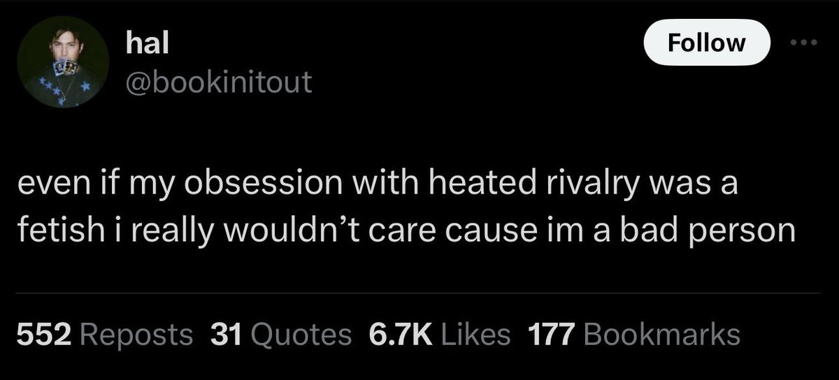 dont steal my tweet to make it about heated rivalry i fetishize pretty anime boys not white men