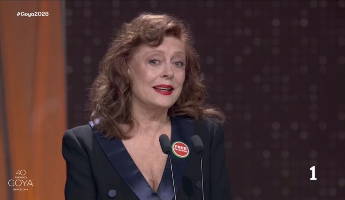 La grandeza hecha mujer... Susan Sarandon 
#Goya2026