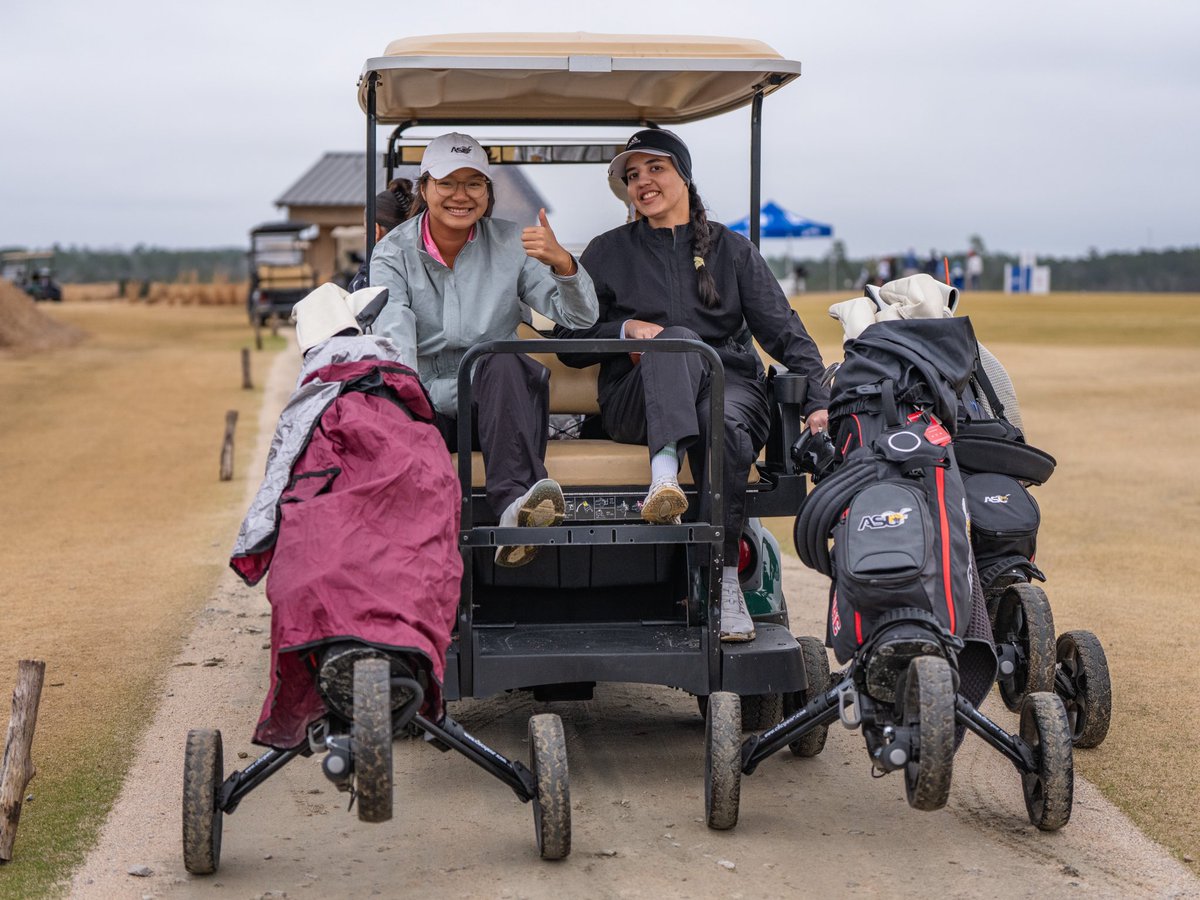 ANNIKA_Fdn's tweet photo. The smiles say it all. ๐
The #MTGInv presented by @BankofAmerica tees off tomorrow! https://t.co/dqx2USEzj5