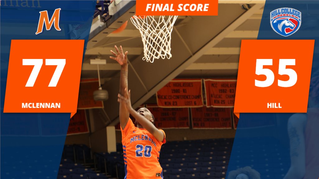 McLennanSports's tweet photo. McLENNAN WINS!!!! Women's basketball picks up the 77-55 road win over the Hill Rebels! Next up: Temple, 5 p.m. Wednesday in Temple

#GoLanders | #ContinuingTheLegacy https://t.co/MjTEYUt87S