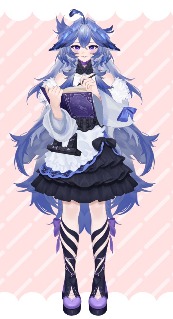 Togath063's tweet photo. @ElaraNoctis This is my latest commission and my Vtuber model! (Im going to debut soon) https://t.co/3helDPDgnA