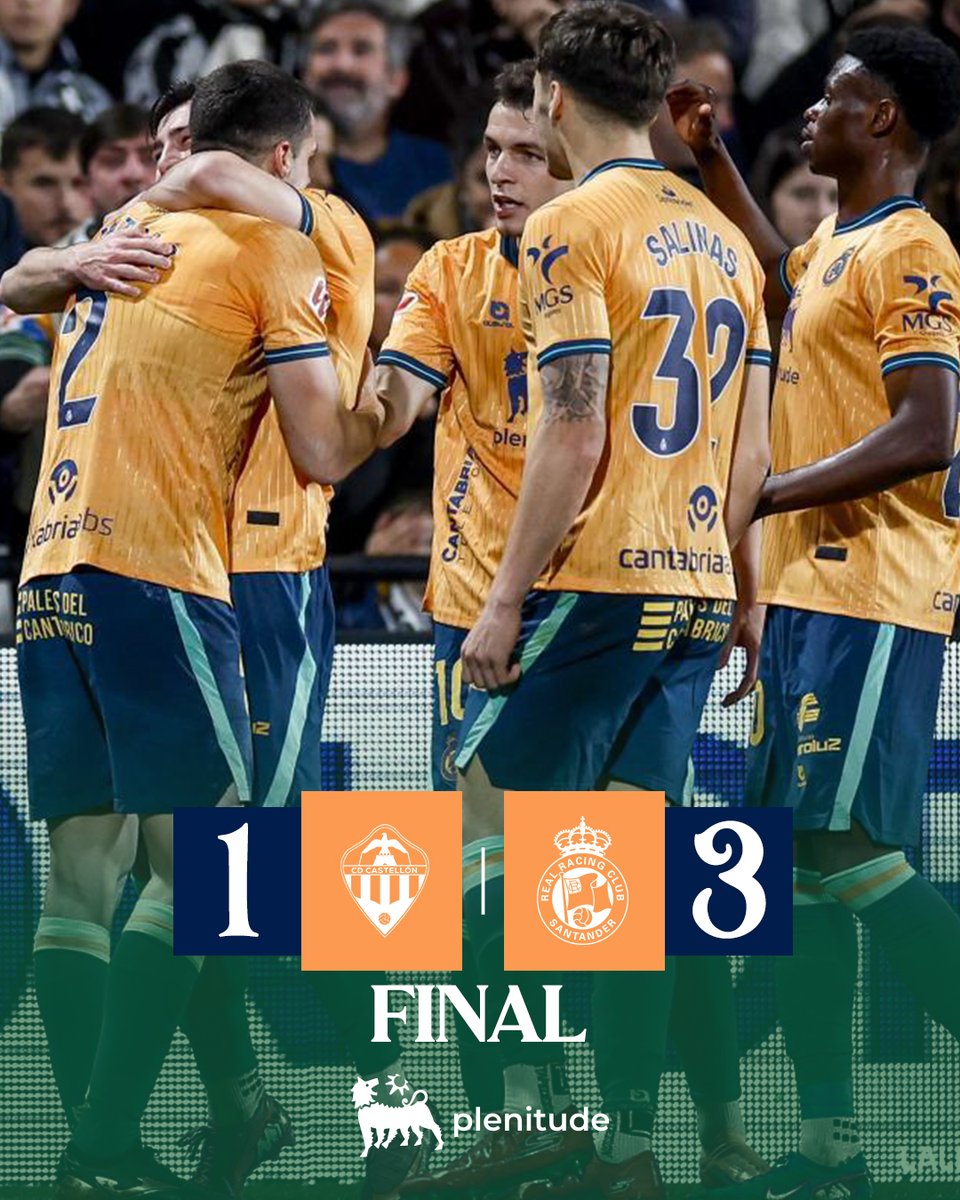 ⏹️ ¡¡¡FINAAAAAAAAAAAAAAL!!!

Castellón 1-3 Racing

(🎯 Guliashvili x2 y Mantilla)

#CastellónRacing