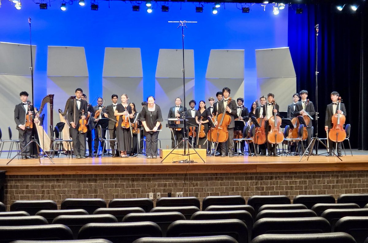 WakelandHSOrch's tweet photo. Congratulations to our Symphonic Orchestra musicians on their beautiful performances at the UIL Concert &amp; Sight Reading contest evaluations this week! They were awarded superior ratings from all of their judges. Way to go, Symphonic Orchestra! 🎉🎶🎉 
#WHSO2526
#fisdfineartsleads https://t.co/rlIXG6LCqK