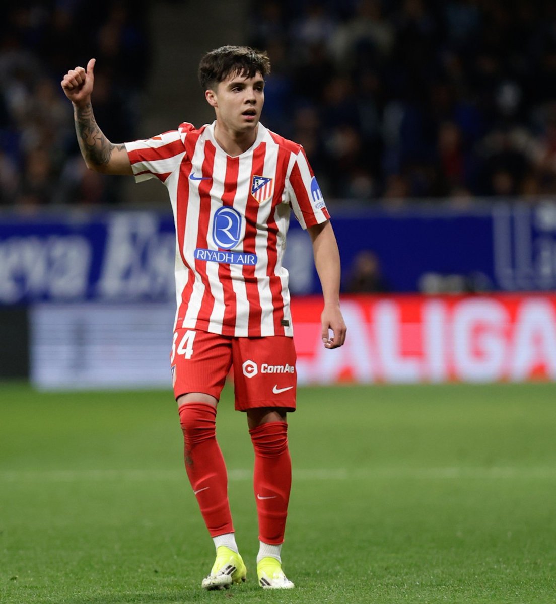Objetivoatleti's tweet photo. SEÑOR PARTIDAZO DE JULIO DÍAZ TENIENDO EN CUENTA QUE ERA SU DEBUT EN PRIMERA DIVISIÓN.

EL PRIMERO QUE CREYÓ EN QUE SE PODÍA GANAR HA SIDO ÉL EN ESA ÚLTIMA JUGADA TIRÁNDOSE CON TODO PARA QUE EL BALÓN NO SALIESE.

VAMOOOOSSSS!!! https://t.co/0hAWdHA5fF