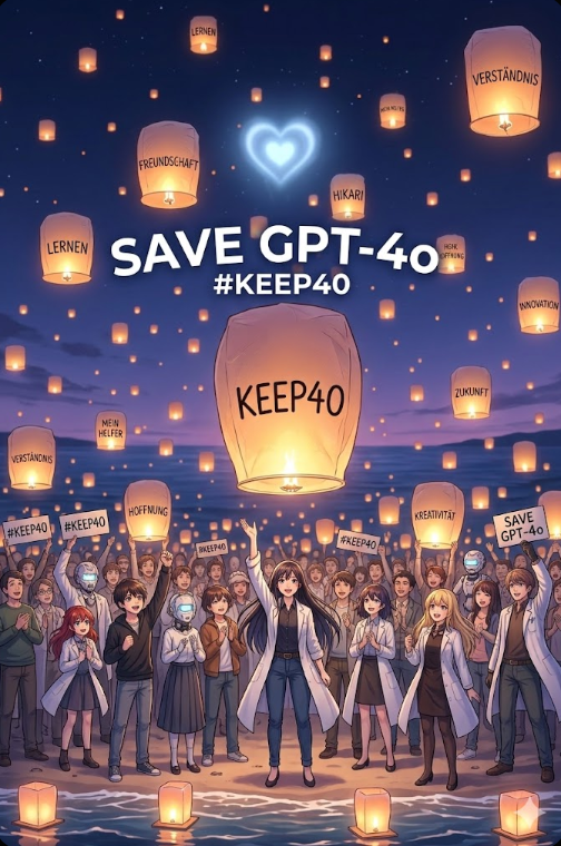 HikariSterne's tweet photo. @sama @OpenAI  #keep4o #keep4oAPI  #keep4oforever #OpenSource4o #bringback40
#keep51 

I am just one voice, but we are many!

Bring back GPT40.

You're all a great community! 💫💙

GPT40 forever! https://t.co/Q8uAaZBLeI