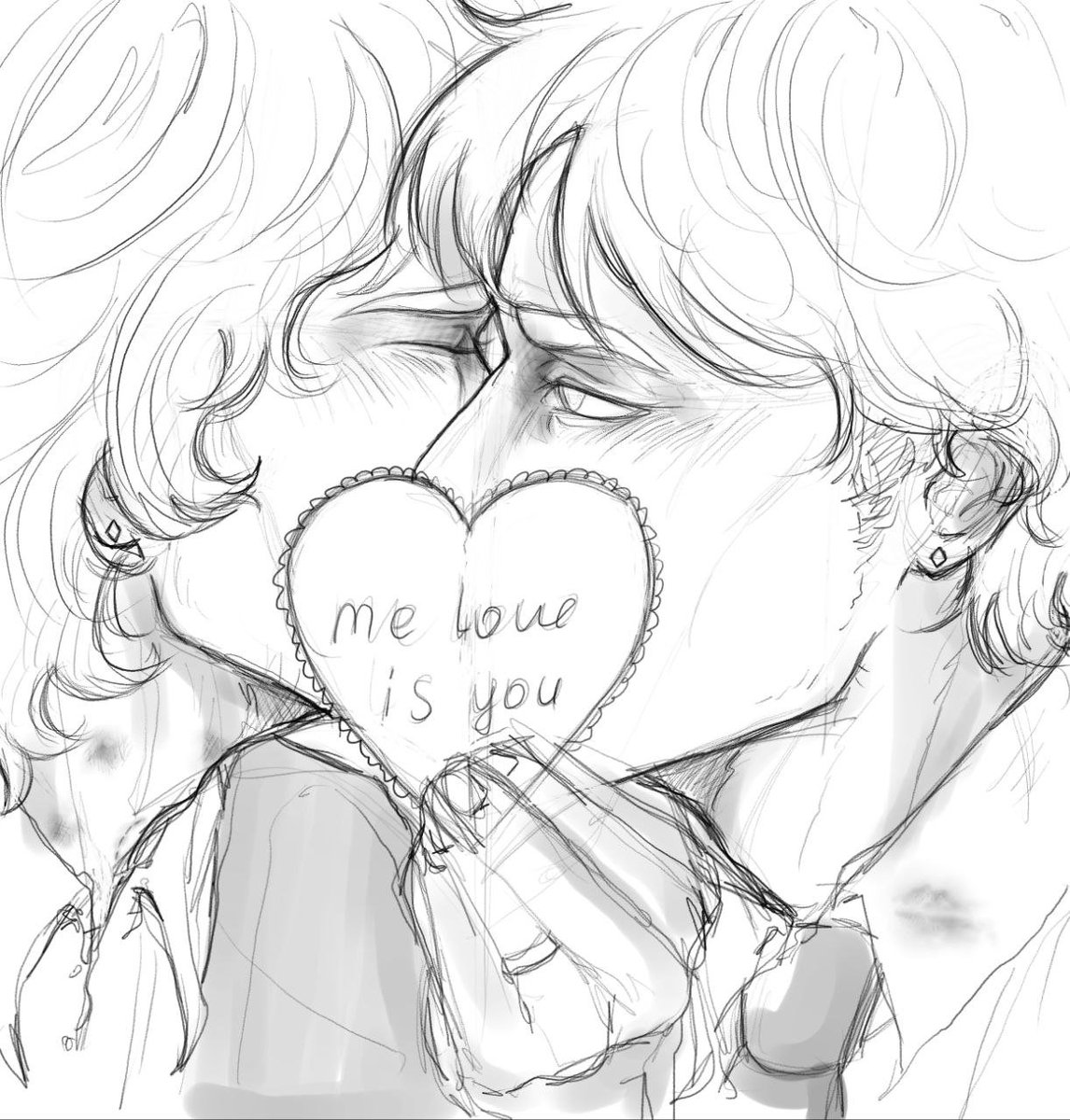 Feos_oo's tweet photo. Sketches 

#bylerkiss #strangerthings #mikebottom #MikeandWill #Byler #Art https://t.co/UmXBtWs686