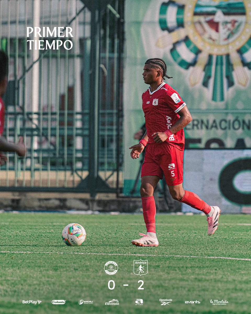 🪗 ALI 0️⃣-2️⃣ AMÉ 👹

⏱ 45’+ 5’| FINALIZA LA PRIMERA MITAD EN VALLEDUPAR. 🔥

#ALIxAMÉ
#LigaBetPlay