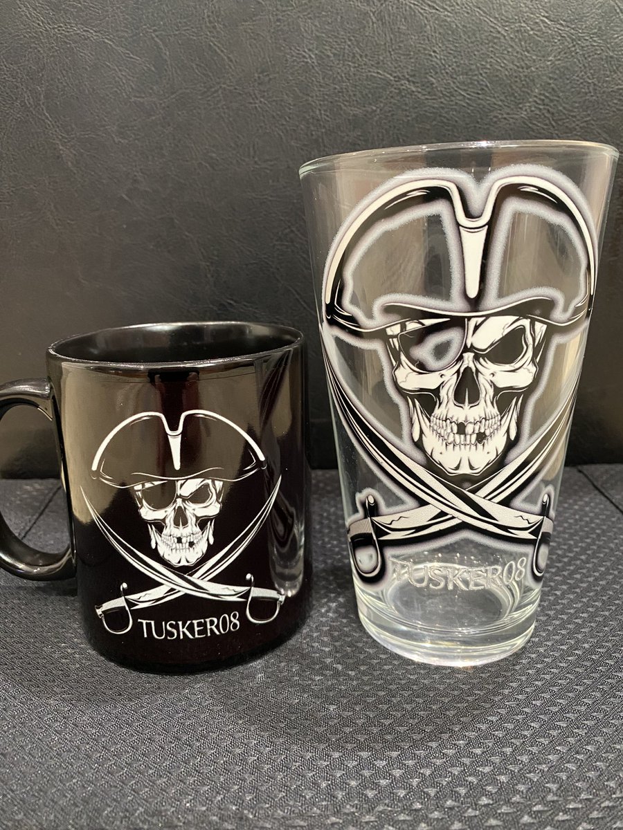 Tusker08's tweet image. Are you in the market for some new badass mugs or glasses?! Well look no further!  Not only do we have clothing on our merch store we also have drink wear and other home and living accessories!  Link in bio to order yours today! #Merch #MerchStore #Linkinbio #Mugs #Tusker08