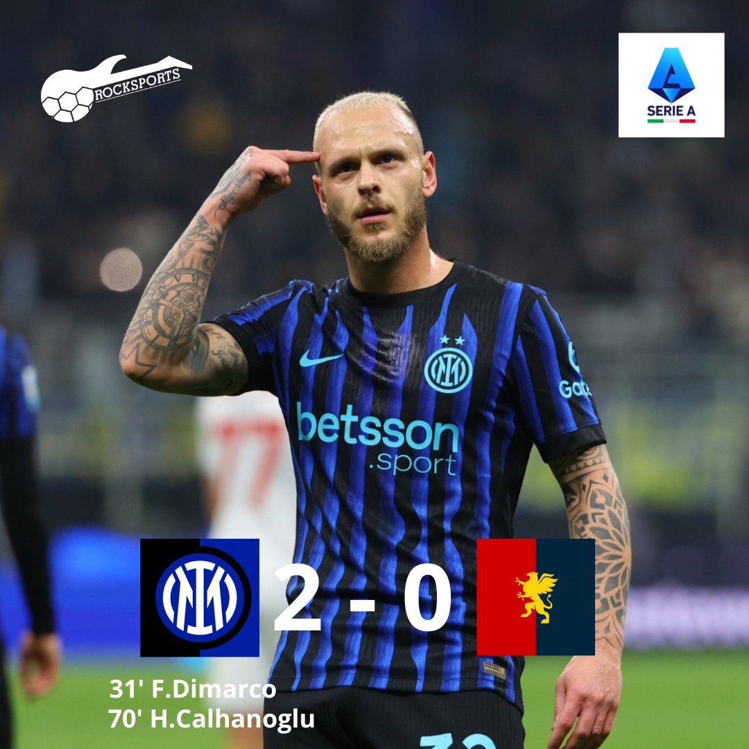 #seriea PENSANDO EN EL 'SCUDETTO'!! ⚽🇮🇹
⚽ Victoria del Inter sobre Genoa por la fecha 27 de la @seriea , superando de esta manera, su temprana eliminación de la Champions League
🔝 El 'neroazzurro' sigue en lo más alto del campeonato italiano, sumando 67 unidades