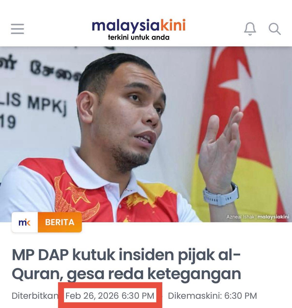 Fitnah yg tular kononnya Dap tak bersuara dlm isu pijak AlQuran.  Walhal, Dap awal2 lagi dah bersuara berbanding dari DHPP komponen parti lebai.  Alhamdulillah, kerajaan madani bertindak pantas, menahan mereka yg terlibat dan disambung reman sampai sekarang.